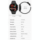 1.39 Inch Bt5.2 Smart Sport Watch Support Bluetooth Call / Sleep / Blood Oxygen / Temperature / Heart Rate / Blood Pressure Health Monitor - Grey