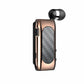 Carbon Brazing Bluetooth Earphones with Noise Reduction - Gold