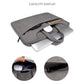 13.3 Inch Detachable Shoulder Laptop Bag - Frosted Pu Business - Dark Gray