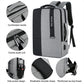 Large-Capacity Laptop Backpack With Usb Charging - Ideal For Business Commuters - Black