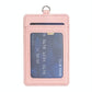 Vertical Id Card Bag & Lanyard - Blue