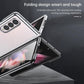 For Samsung Galaxy Z Fold4 5G Shockproof Protective Case - Silver