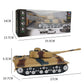 1 32 Four-way Rc Tank with Remote Control - Yellow