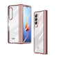 For Samsung Galaxy z Fold4 5G Samsung Galaxy z Fold4 Full Body Electroplating Hinge Case - Integrated Design - Silver