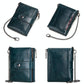 Secure Multi-function Rfid Wallet - Anti-theft - Blue