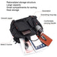 Large Capacity Men Shoulder Messenger Bag Fits Laptops Multi Functional - Grey