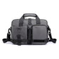 Large Capacity Men Shoulder Messenger Bag Fits Laptops Multi Functional - Grey