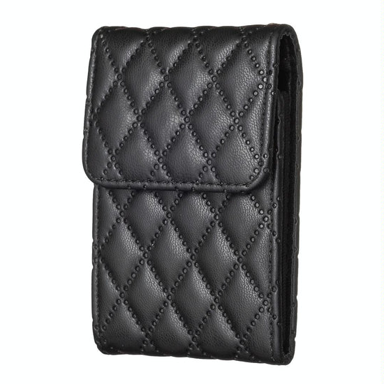 Vertical Card Bag For Mobile Phones Sticker - Black