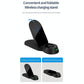 3 In 1 Foldable Wireless Charger For Smart Devices - White