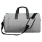 Shoe Compartment Travel Suit Bag - Compact & Organized - Dark Grey
