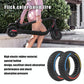 Colourful 2.5-7 Inch Honeycomb Tires for Xiaomi Scooter 4 / 4 Pro - Off-road Flick Design - Red