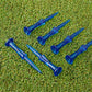 20-pack Golf Ball Tees - Durable 8-point Crown Tip for Competition - Anti-hitting - Blue