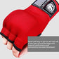 Protective Half Finger Boxing Gloves With Gel Padding And Wrist Support - One Size - Black