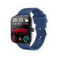 1.96 Inch Ip67 Waterproof Silicone Band Smart Watch Supports Dual-Mode Bluetooth Call / Heart Rate Monitoring - Blue