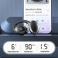 Waterproof Touch Control Wireless Earphones with Ear-hook for Sports - White