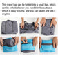 Foldable Nylon Travel Bag For Women And Men - Large Capacity - Sky Blue
