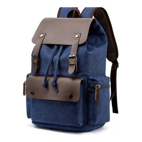 Student Canvas Backpack - Compact And Stylish