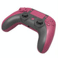 Wireless Dualsense Gamepad for Ps5 / Ps4 / Pc with Bluetooth and Joysticks - Purple Red