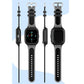 4G Kids Smart Phone Positioning Watch Ip67 Waterproof / Video / Voice Calling - Black