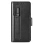 For Samsung Galaxy Z Fold4 5G Litchi Pattern Case With Pen And Card Slots - 4 - Rose Gold