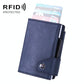 Rfid-protected Aluminum Coin Purse - Secure & Stylish - Mad Horse Blue