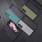 For Samsung Galaxy Z Fold4 5G Shockproof Nylon Phone Case - Grey