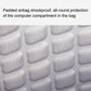 Anti-Drop Crossbody Laptop Bag - 16 Inch Airbag Design - Gray Black Equation