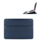Leather Laptop Liner Bag - 14.1-15.4 Inches With Stand Function - Silver Gray