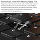 Detachable Keyboard Tablet Case With Magnetic Skin Feel - Blue