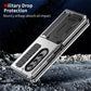 For Samsung Galaxy Z Fold4 5G Shockproof Metal Case With Holder - Yellow