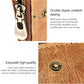Men Leather Rfid Wallet - Antimagnetic - Coffee