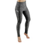 High Waist Slim Sports Leggings Women Xl Size - Black