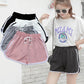 High Waist Straight Yoga Shorts Women Casual Loose Outerwear Size L - Light Pink - Xxl