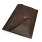 12 Genuine Leather Laptop / Tablet Bag - Universal Fit - Coffee