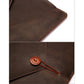 12 Genuine Leather Laptop / Tablet Bag - Universal Fit - Coffee