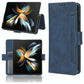 Samsung Galaxy Z Fold 4 5G Leather Phone Case With Card Slots And Calf Texture