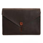 15.4 Business Laptop Tablet Bag - Genuine Leather - Universal Fit - Coffee