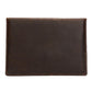 15.4 Business Laptop Tablet Bag - Genuine Leather - Universal Fit - Coffee