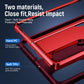 For Samsung Galaxy Z Fold4 5G Shockproof Pc Tpu Case - Red + Black