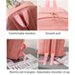 5-piece Girls Backpack Set - Lightweight and Versatile - Pink