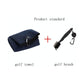 Club Cleaning Brush & Hook Towel Golf Set - Compact & Convenient - Black