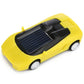 3-piece Solar Mini Car Racer Toy for Kids - Powered by the Sun - Yellow