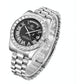 Men Quartz Watch With Diamond-Encrusted Roman Numeral Dial