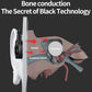 Bone Conduction Bluetooth Earphones with Stereo Vibration Speaker - Green