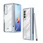 For Samsung Galaxy Z Fold4 5G Case With Pen Slot - Electroplated Full Body - Gold
