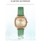 Women Oval Dial Quartz Watch With Simple Bar Scale