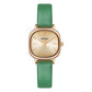 Women Oval Dial Quartz Watch With Simple Bar Scale