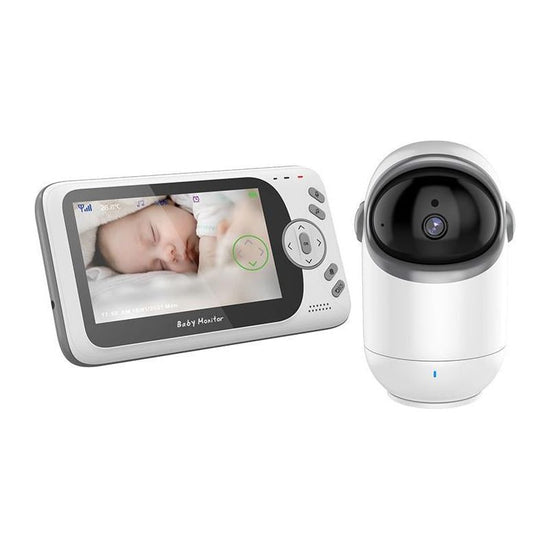 Wireless Baby Monitor With Night Vision And Temperature Detection - 4.3 Inch Screen