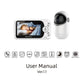 Wireless Baby Monitor With Night Vision And Temperature Detection - 4.3 Inch Screen