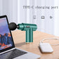 Fascia Mini Electric Muscle Portable Fitness Muscle Relaxing Massager / Massage Gun - Space Gray